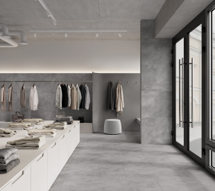 Керамогранит Laparet Fortezza grigio PRO серый матовый карвинг (60х119,5) арт. LP6012G0361R